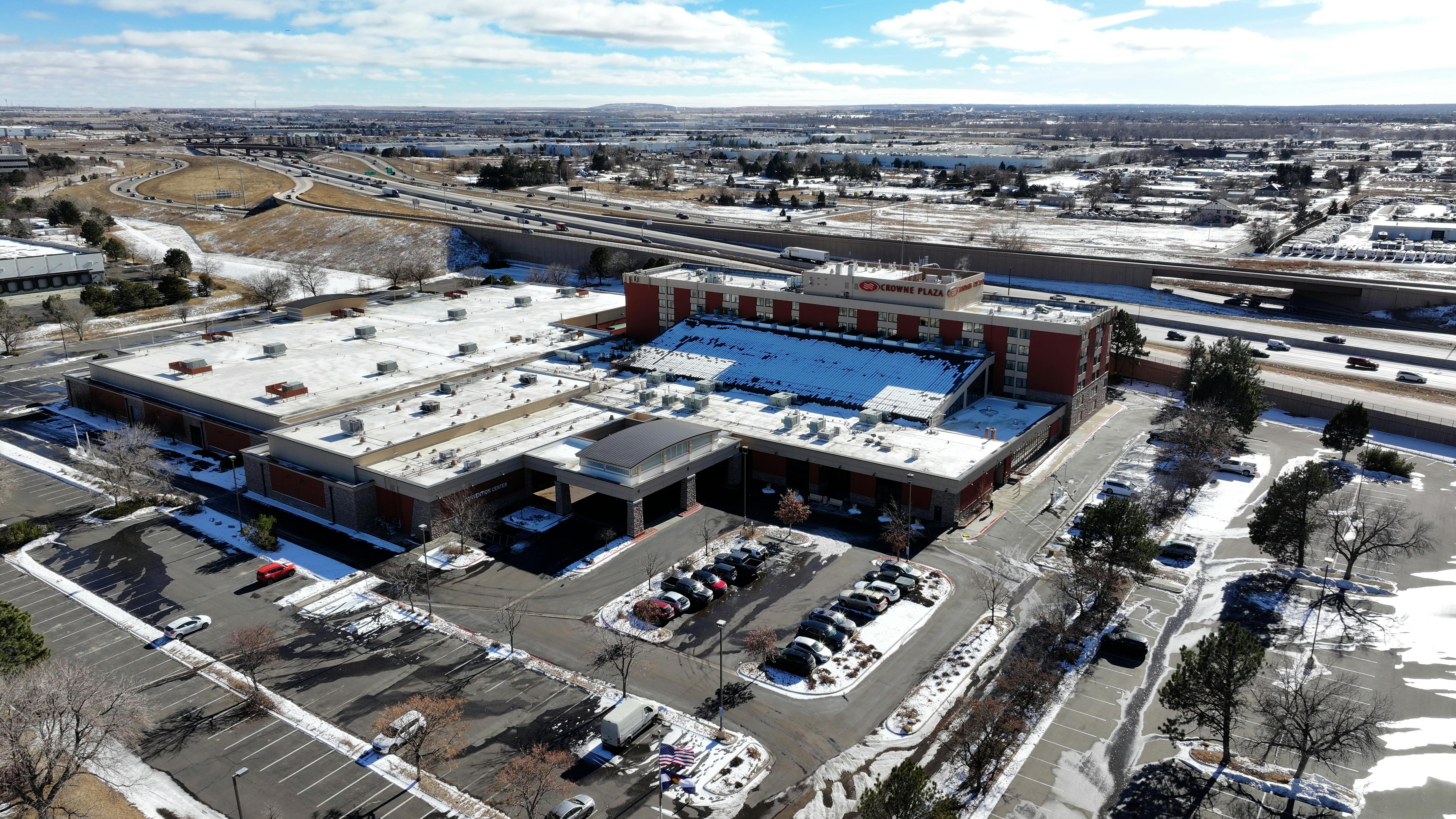 The city of Aurora purchased a $26.5 million hotel and convention center as a homeless shelter. The property is located at 15550 E. 40th Ave. (Courtesy of the City of Aurora)