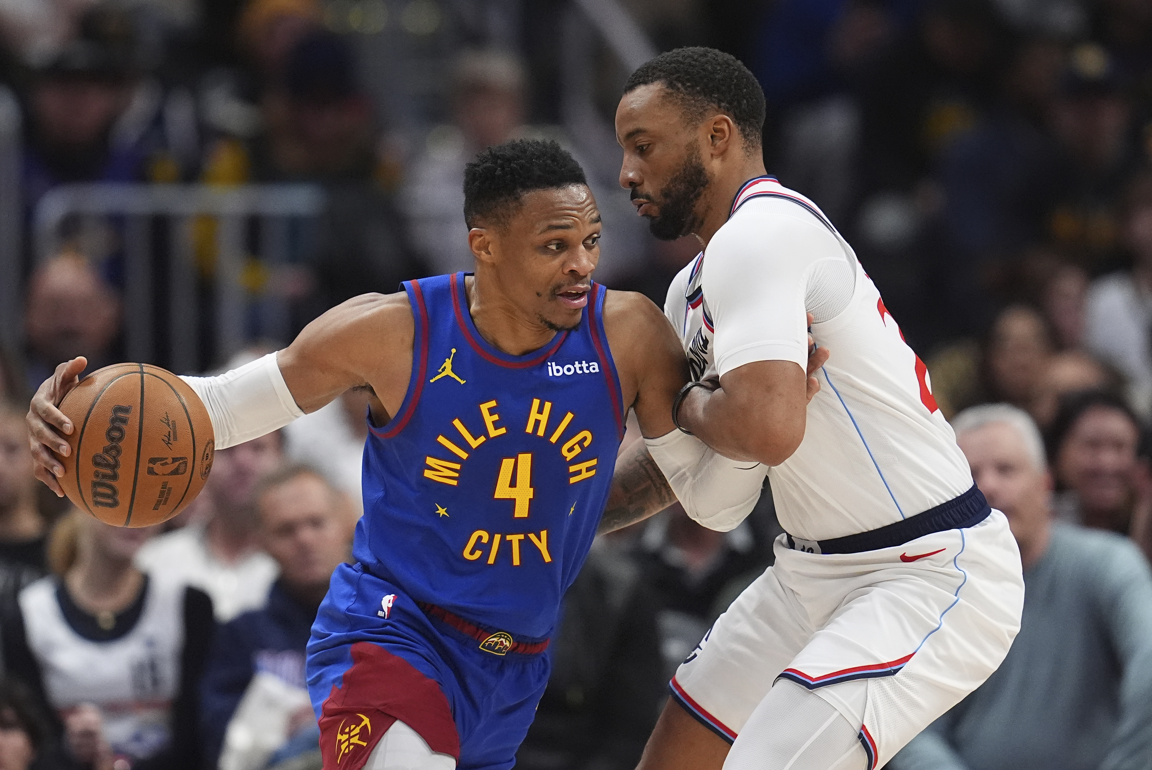 Russell Westbrook downplays Clippers matchup, ‘grateful’ for Los Angeles return with Denver Nuggets