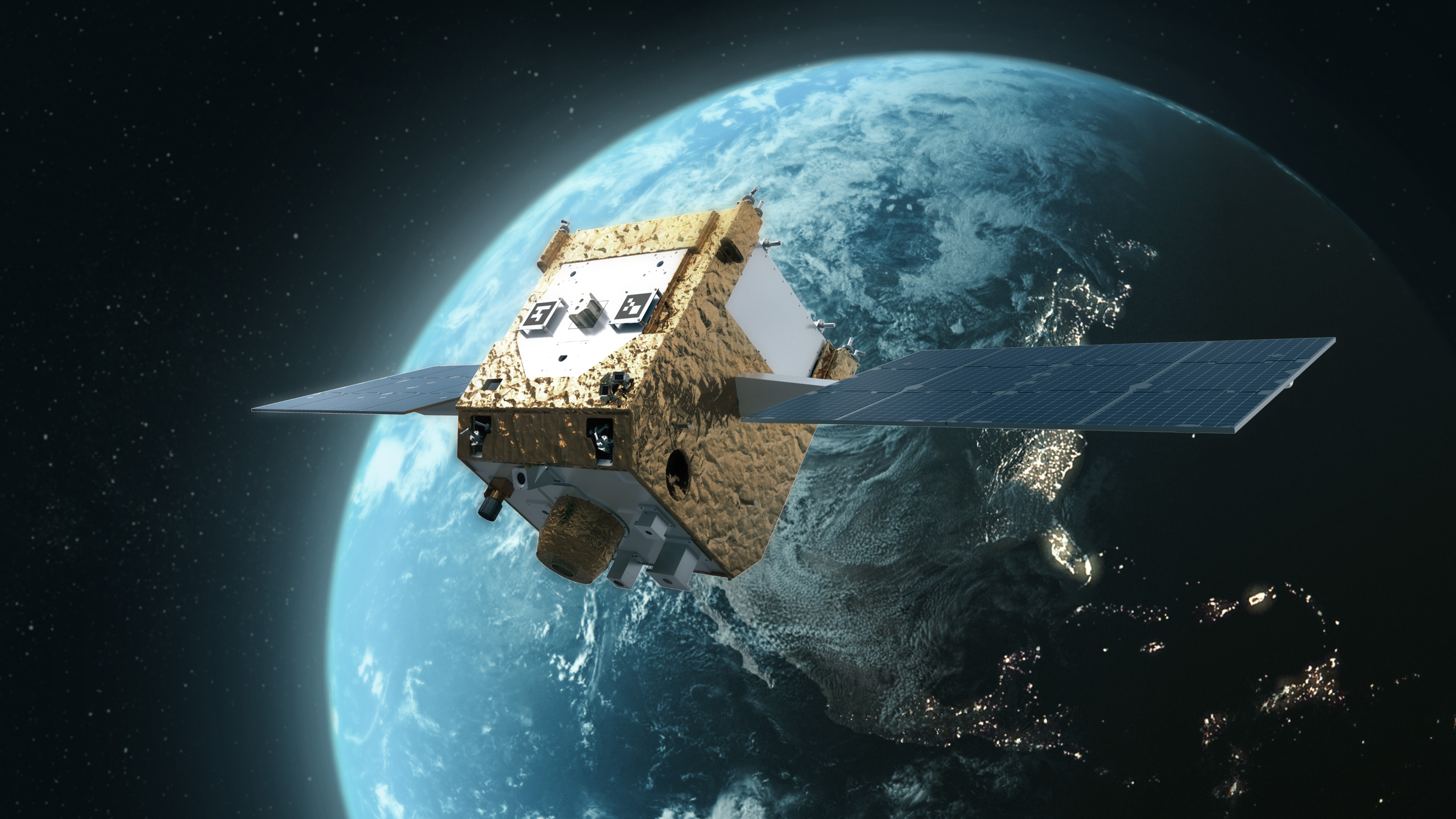Rendering of the Astroscale U.S. Refueler in orbit. (Courtesy photo, Astroscale U.S.)