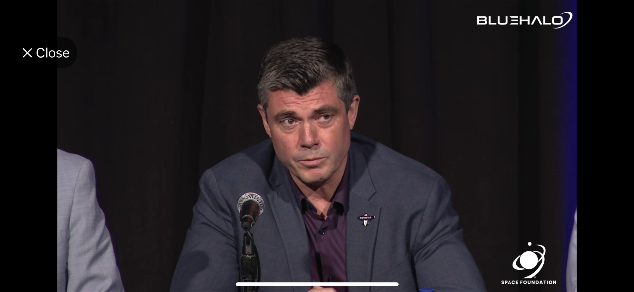 Chris Pearson, CEO of Agile Space Industries speaks at a panel at the 40th Space Symposium. (AlexanderEdwardsBusiness Reporteralex.edwards@gazette.comhttps://secure.gravatar.com/avatar/dbaa50cc8a9183e280c297e3afa72ace?d=mm&r=g)