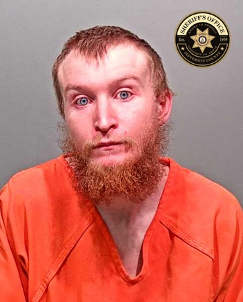 Joshua Jacobson, 24, was arrested Tuesday on an outstanding warrant in a home in the 8000 block of West Start Avenue in Littleton. (Courtesy photo, Jefferson County Sheriff's Office)