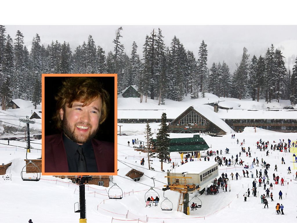 Image of Haley Joel Osment: GabboT – Tusk 13 (Wikimedia Commons, Creative Commons License); Image of Mammoth Mountain Lodge: Salameh dibaei (iStock).