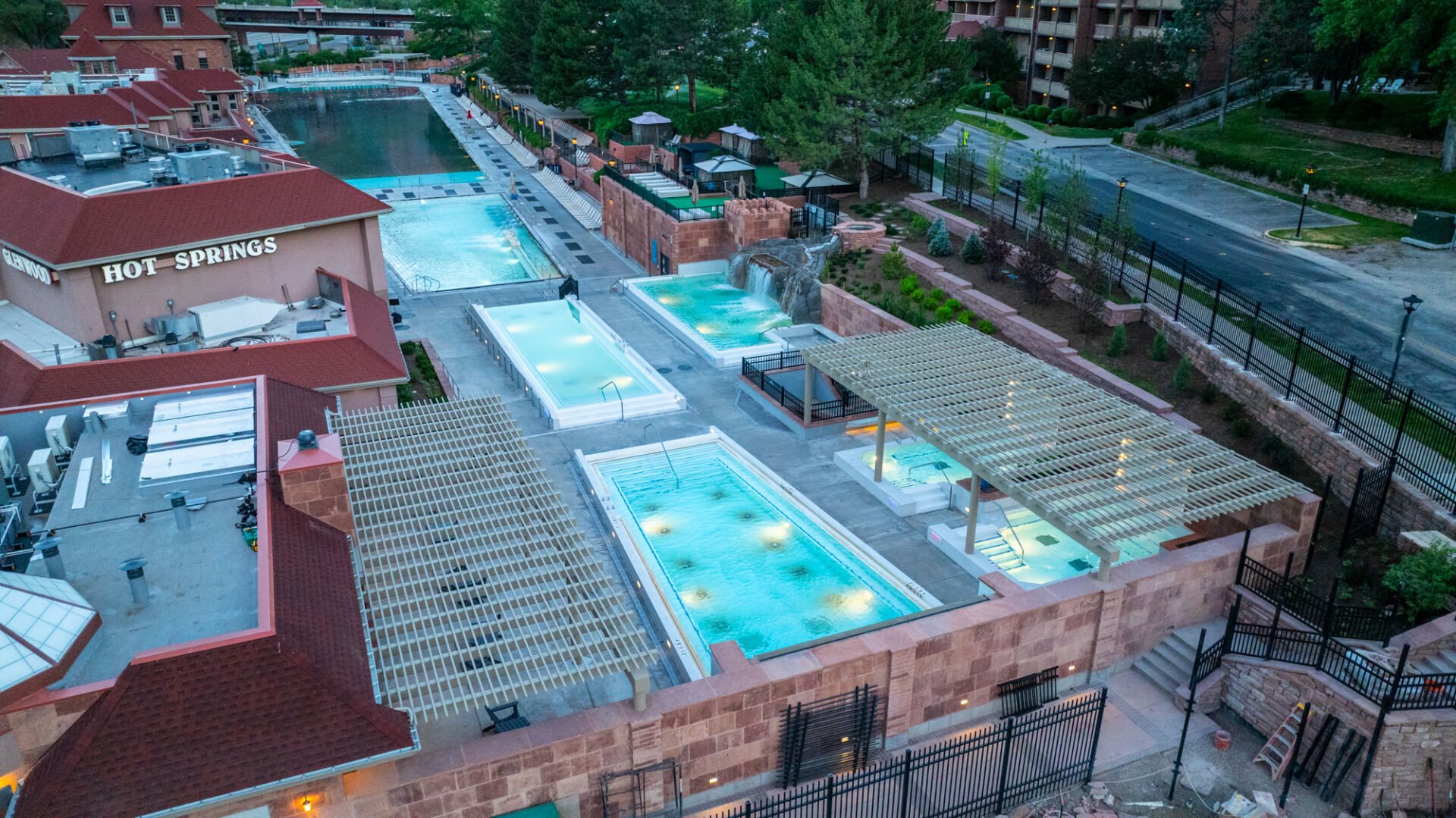 Glenwood Hot Springs Resort’s East End Expansion marked the largest expansion in the resort’s 135 years, with upgrades continuing. Photo courtesy Glenwood Hot Springs Resort