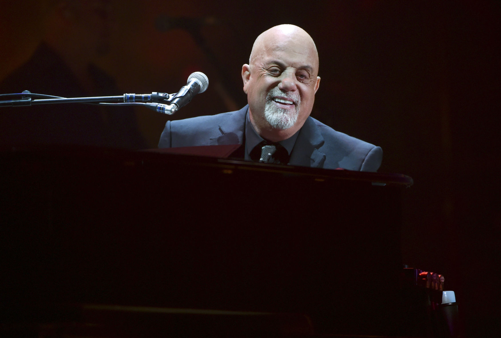 Musician Billy Joel performs during his 100th lifetime performance at Madison Square Garden in New York in July of 2019. (The Associated Press)