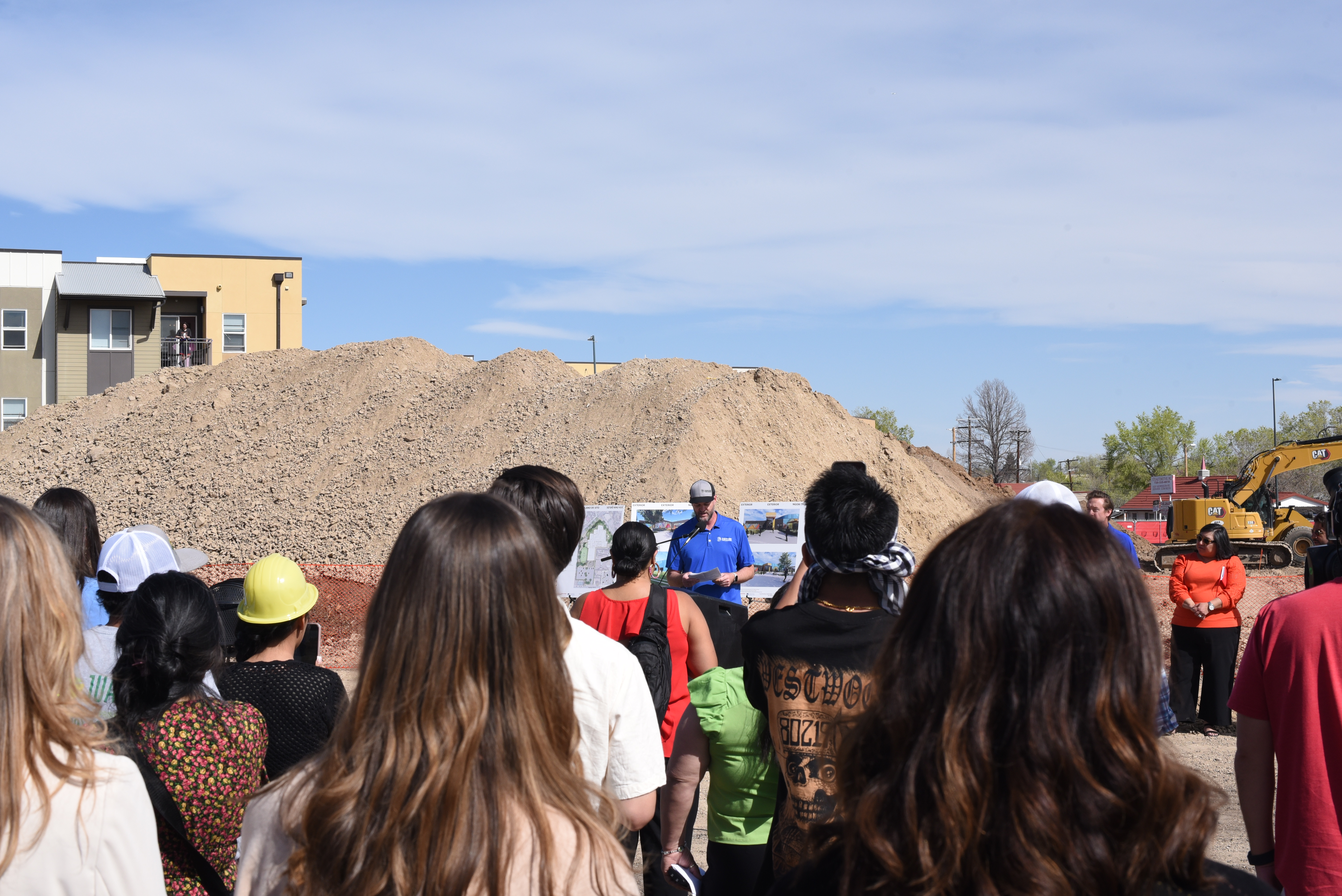 Denver Parks and Recreation Executive Director Jolon Clark gives a speech at the April 12 breaking ground event for the Westwood Recreational Center. (Michael Braithwaite / The Denver Gazette) (Michael Braithwaite / The Denver Gazette)