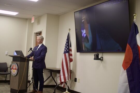 Colorado's 23rd Judicial District Attorney George Brauchler declares the Douglas County Sheriff's deputy shooting of Jalin Seabron on Feb. 8 was justified during a press conference on Monday, April 7 at the Douglas County Justice Center in Castle Rock, Colorado. (NoahFestensteinCity Government Reporternoah.festenstein@denvergazette.comhttps://denvergazette.com/content/tncms/avatars/9/f0/326/9f032698-379f-11ee-8053-8bacbed4931f.60984dba383441d9647e0e740a08a8e6.png)
