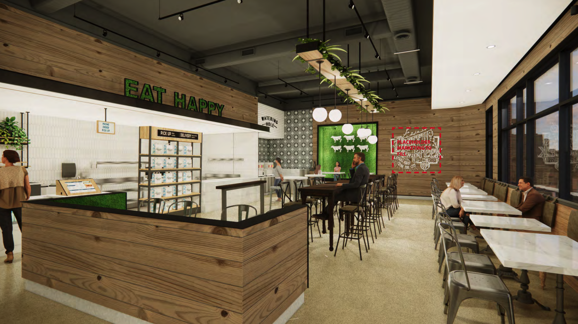 A rendering of Mendocino Farms' first Colorado location in Cherry Creek. (Courtesy photo, Mendocino Farms)