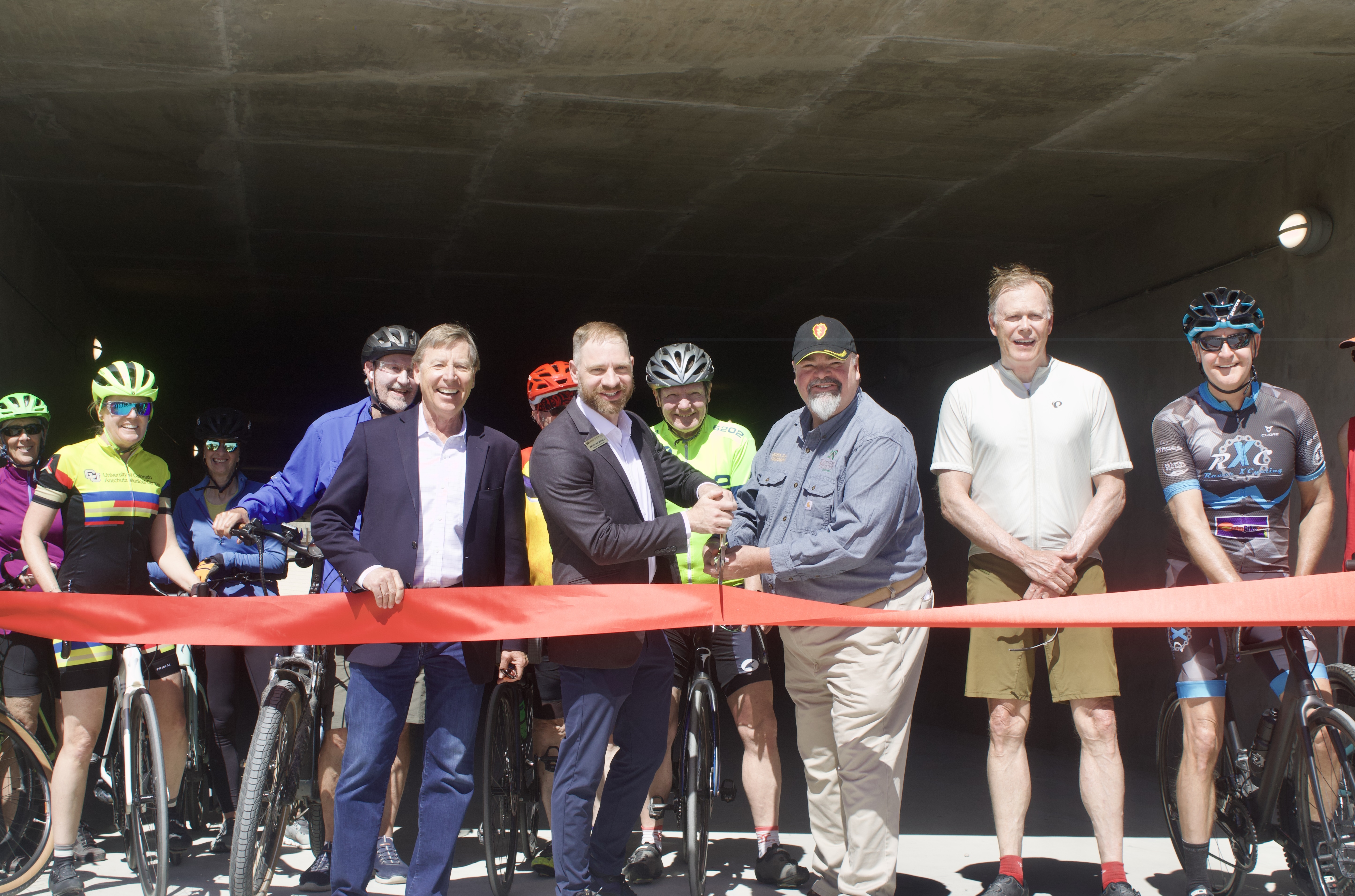 Douglas County officials and bike riders celebrate opening the new C-470 Trail and High Line Canal Trail underpass beneath Santa Fe Boulevard on Wednesday, April 16 in Douglas County, Colorado. (NoahFestensteinCity Government Reporternoah.festenstein@denvergazette.comhttps://denvergazette.com/content/tncms/avatars/9/f0/326/9f032698-379f-11ee-8053-8bacbed4931f.60984dba383441d9647e0e740a08a8e6.png)