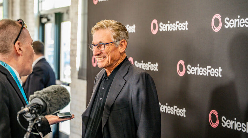 TV legend and now podcast host Maury Povich is interviewed on the red carpet at SeriesFest on Friday, May 2, at the Asterisk Event Center in Denver. (Beau Ngu/SeriesFest)