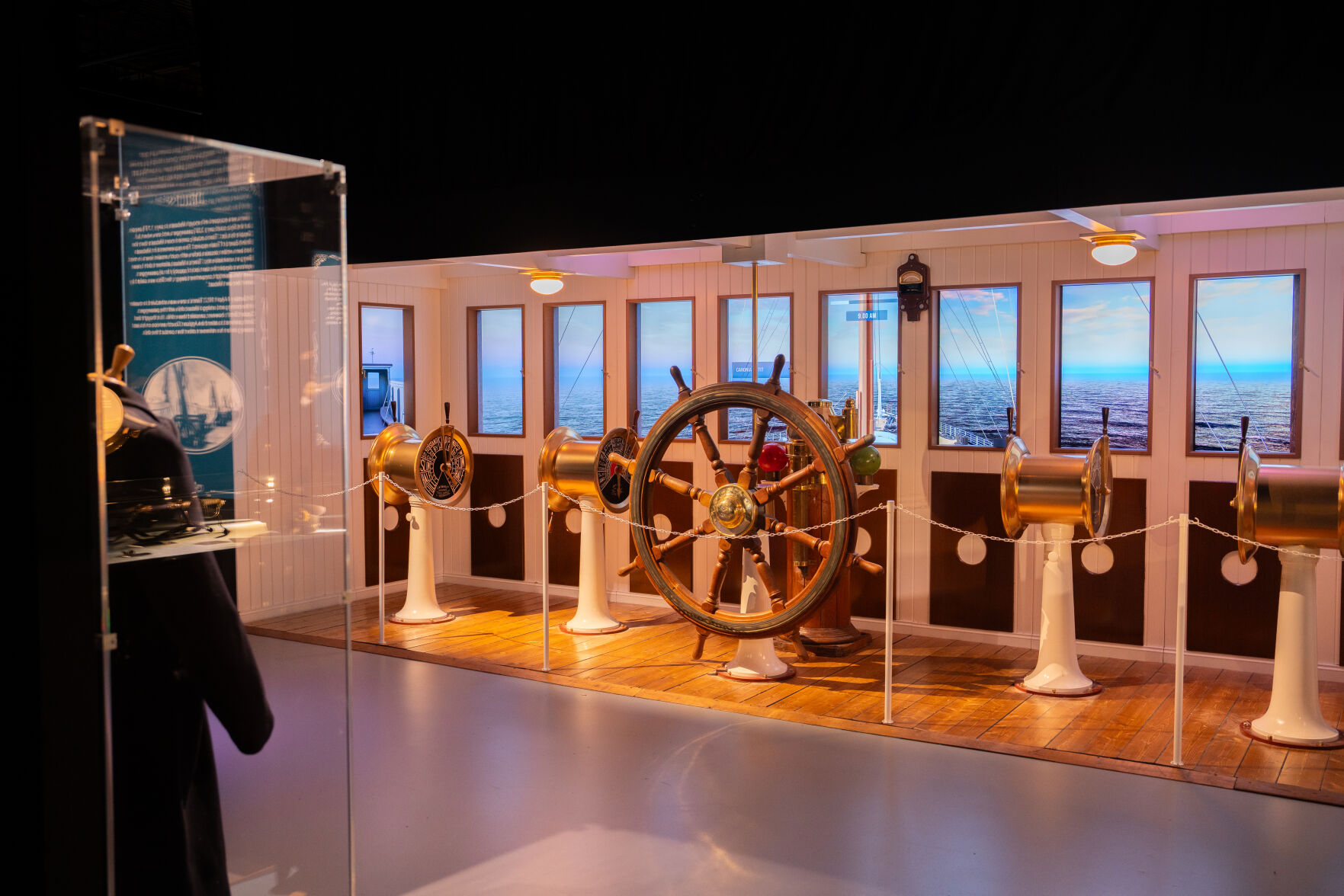 Exhibition Hub’s new “Titanic: An Immersive Voyage” opens Wednesday and runs through July 6 at Exhibition Hub Art Center Denver. Visitors will relive the experiences of the ship’s passengers, such as standing on the ship’s bridge and hearing the iceberg warnings. (Contributed by Trey Walker)