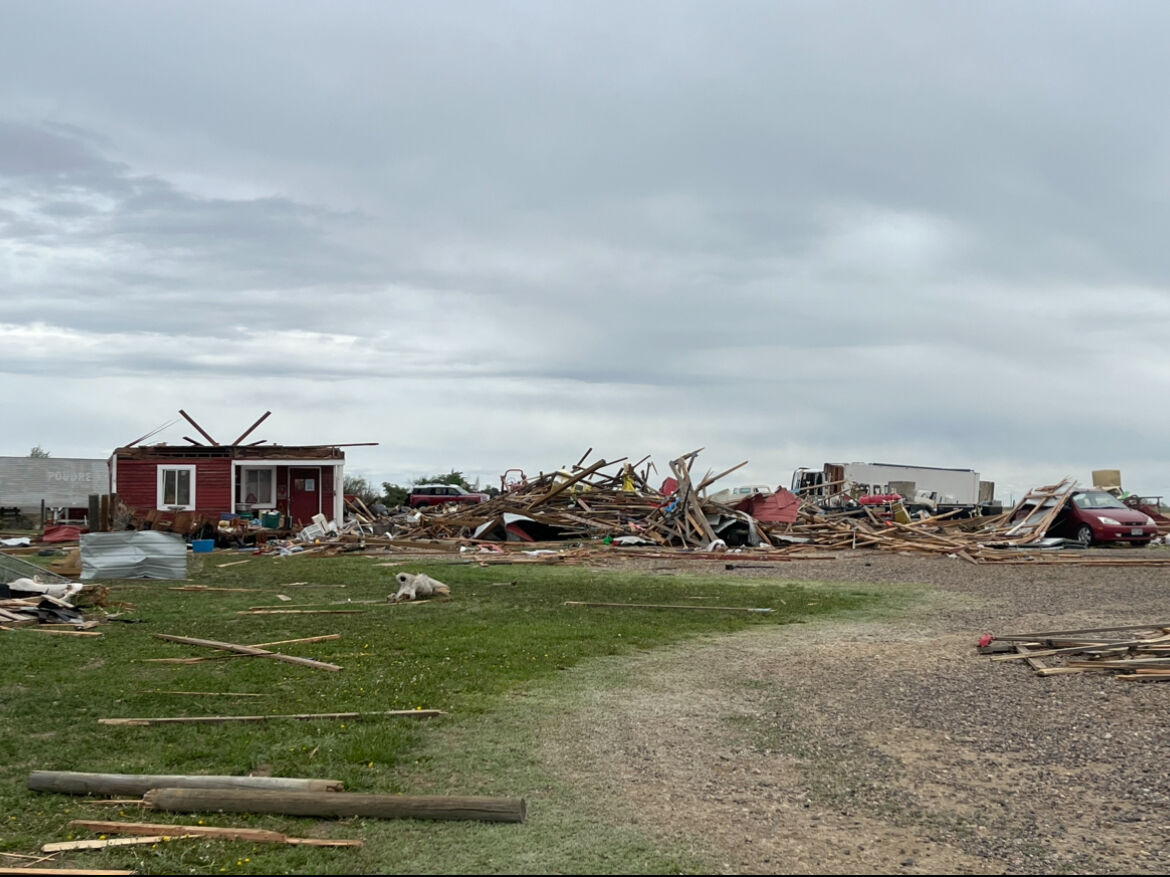 Bennett tornado damage