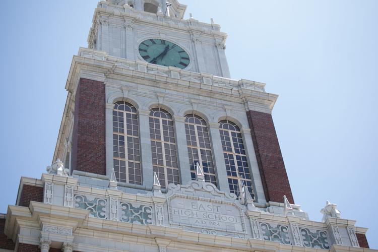 The East High School clocktower