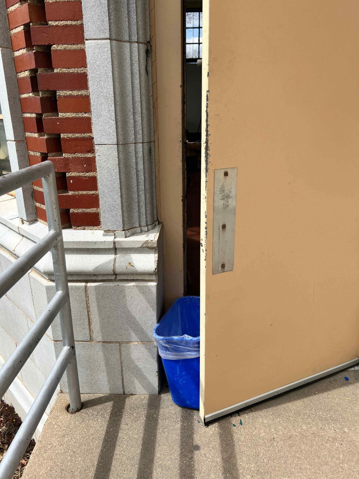 East High School door