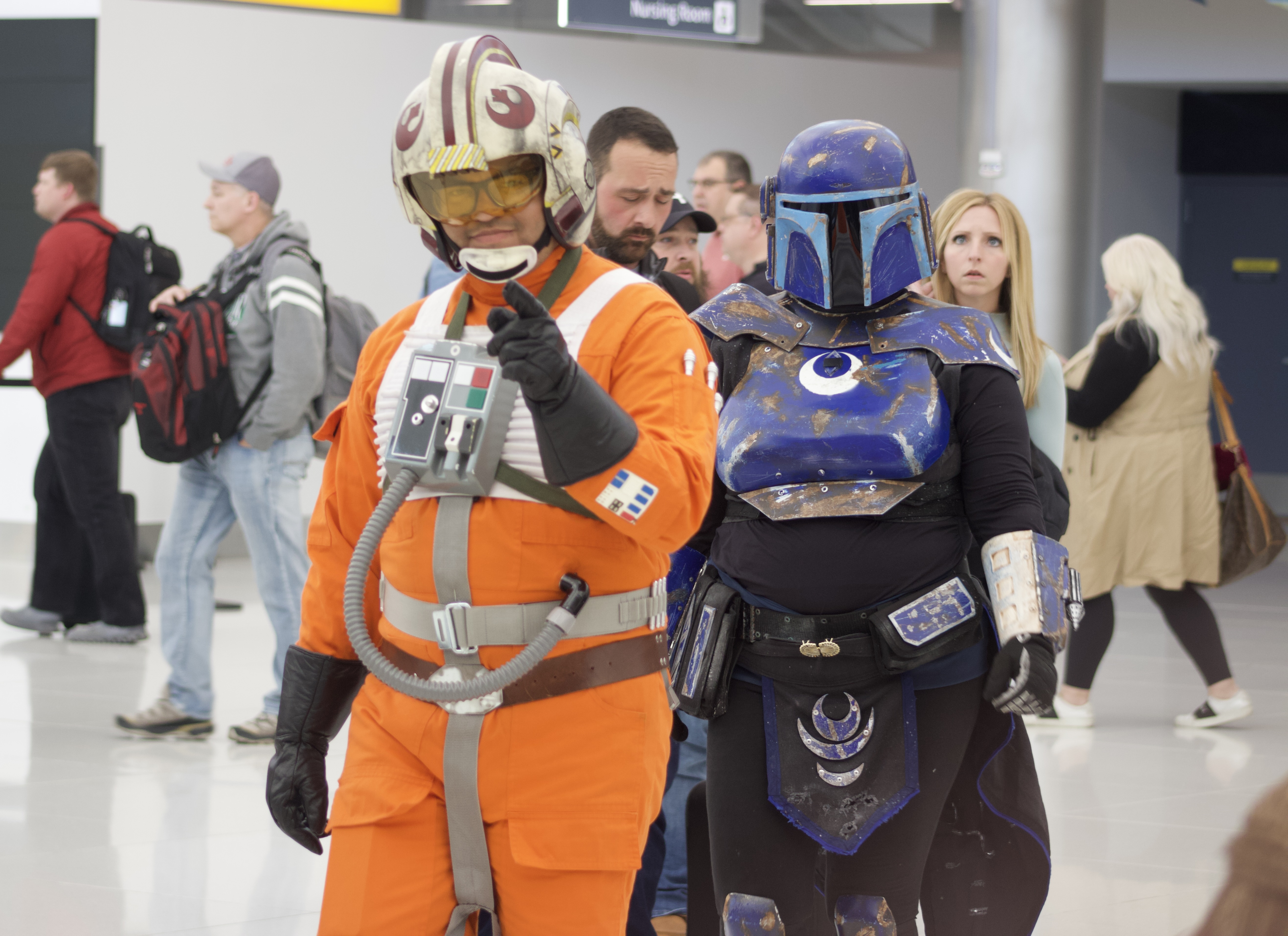 A Resistance pilot comes to save Denver International Airport from falling to the First Order during Star Wars Day celebrations on Sunday, May 4 in Denver, Colorado. (NoahFestensteinCity Government Reporternoah.festenstein@denvergazette.comhttps://denvergazette.com/content/tncms/avatars/9/f0/326/9f032698-379f-11ee-8053-8bacbed4931f.60984dba383441d9647e0e740a08a8e6.png)