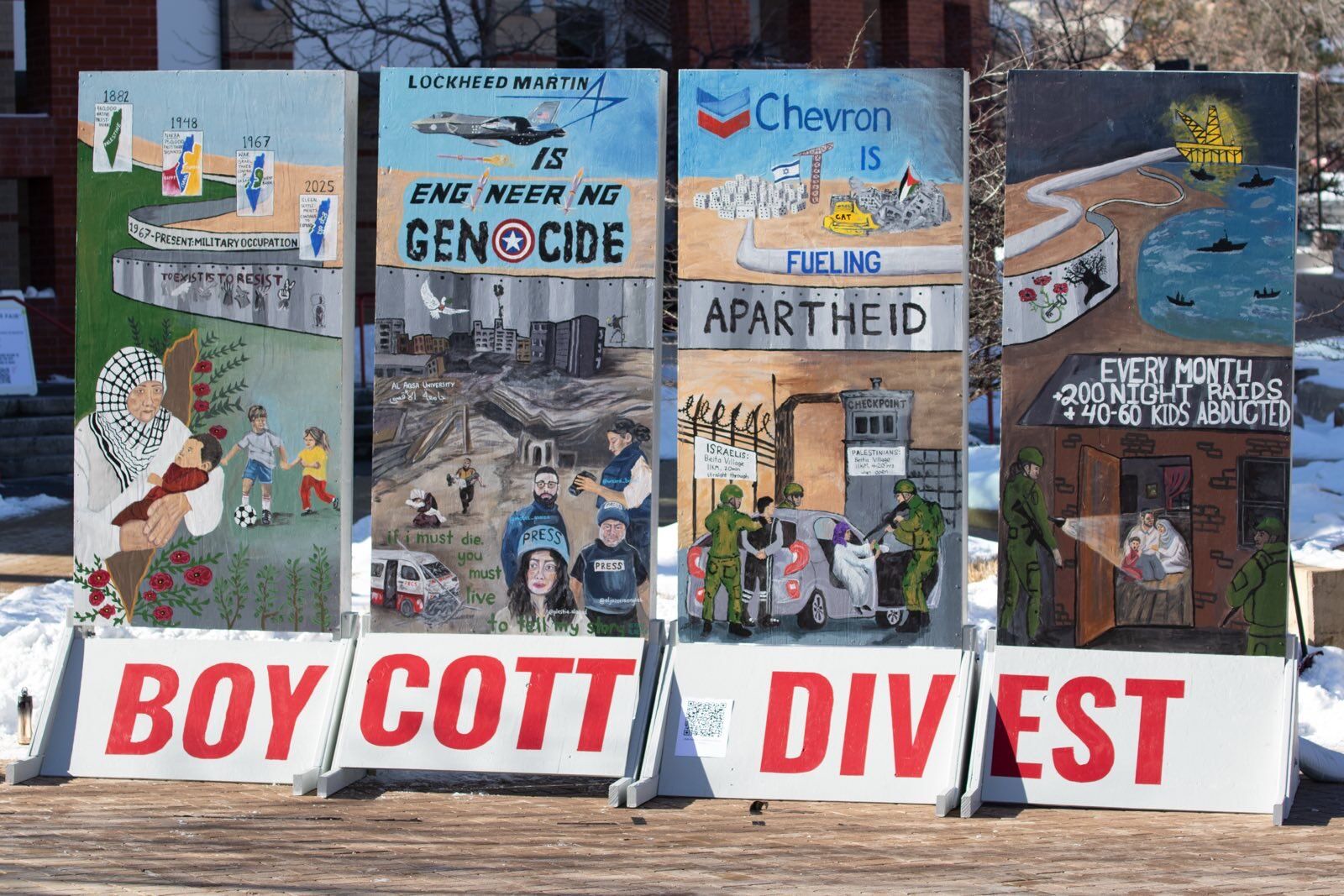 Colorado School of Mines students raising awareness of Israel-Hamas war
