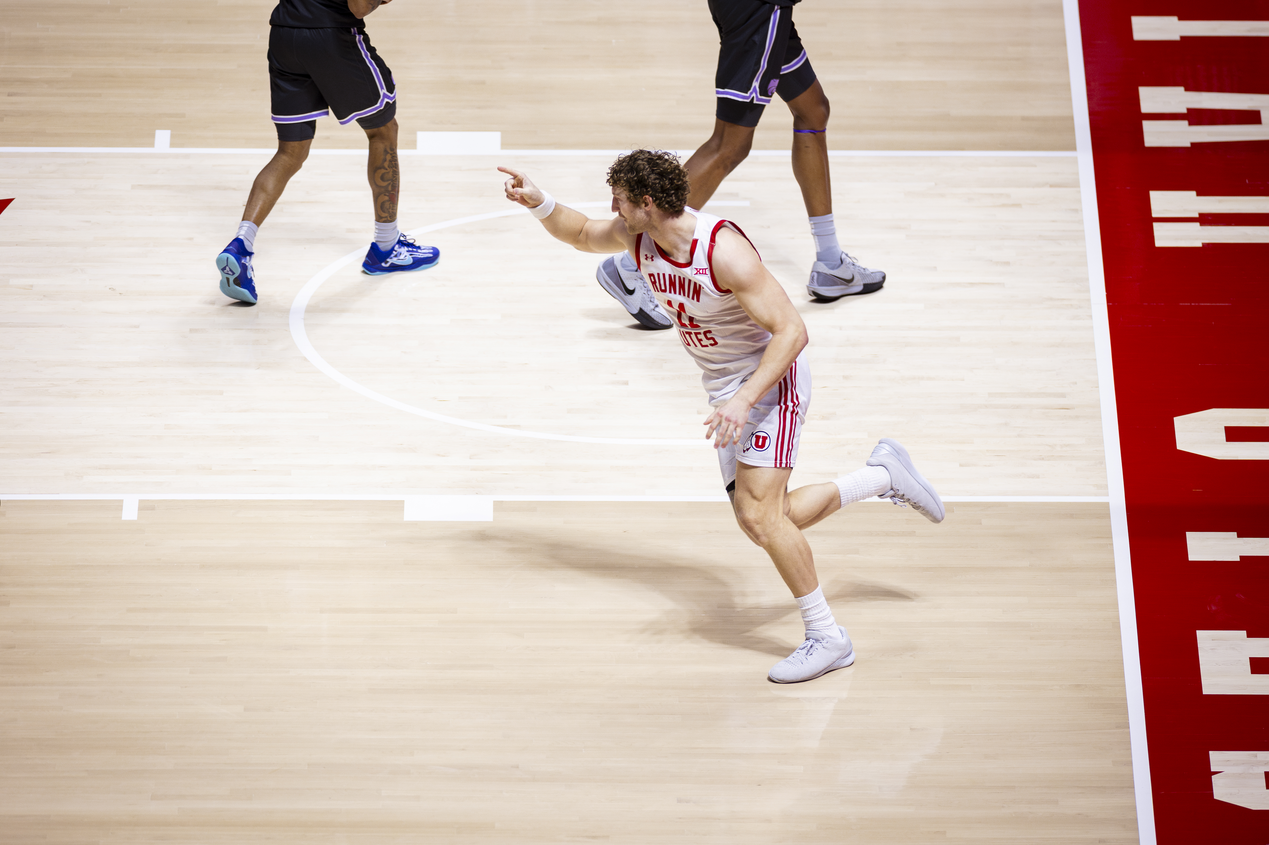 Utah Utes vs. Kansas State Wildcats at Jon M. Huntsman Center in Salt Lake City, UT, on Monday, February 17, 2025. (Davis Kuhn/Utah Athletics) (Davis Kuhn)
