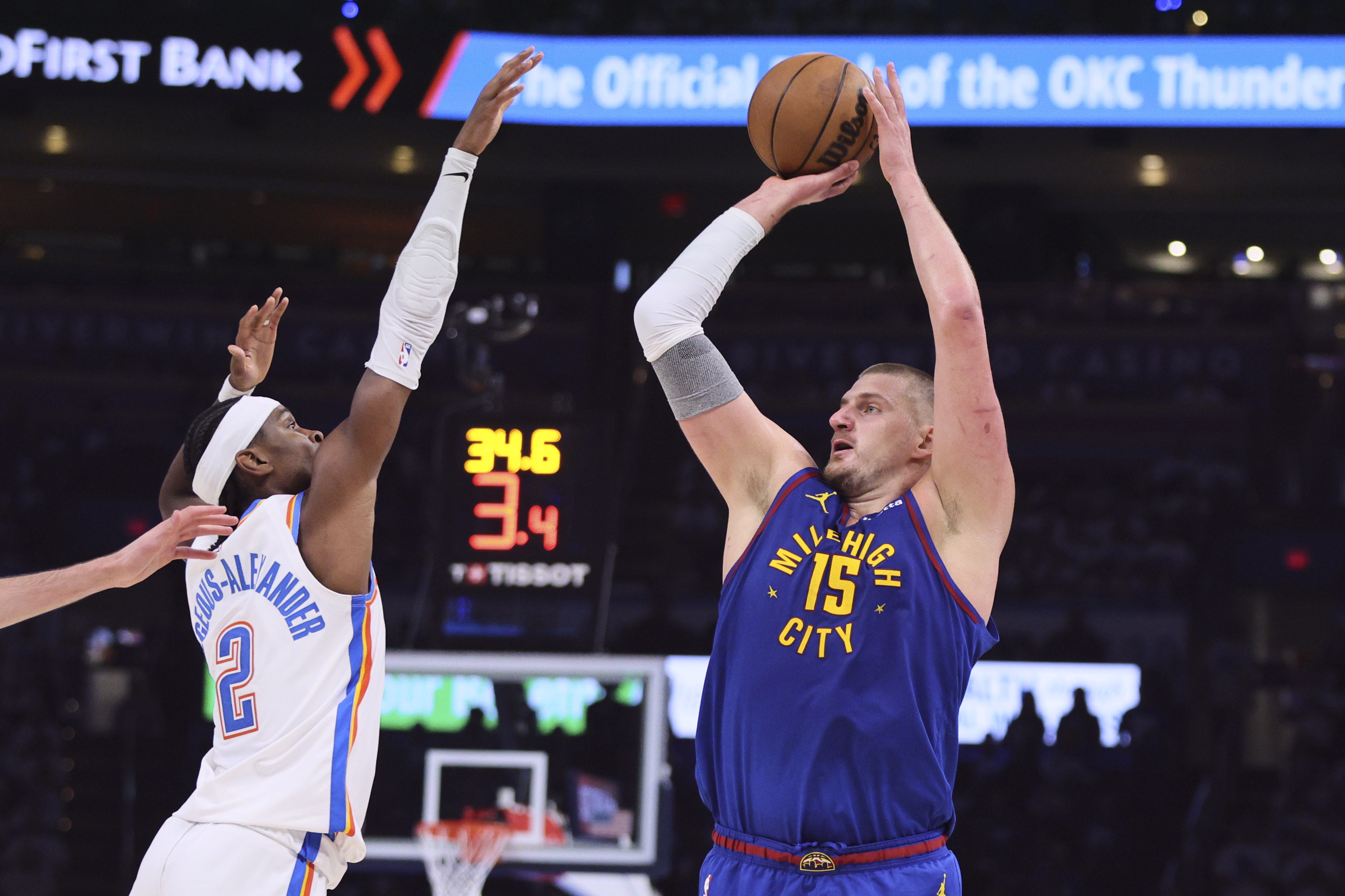 Oklahoma City survives Nikola Jokic’s Sombor Shuffle, sends Denver Nuggets to brink