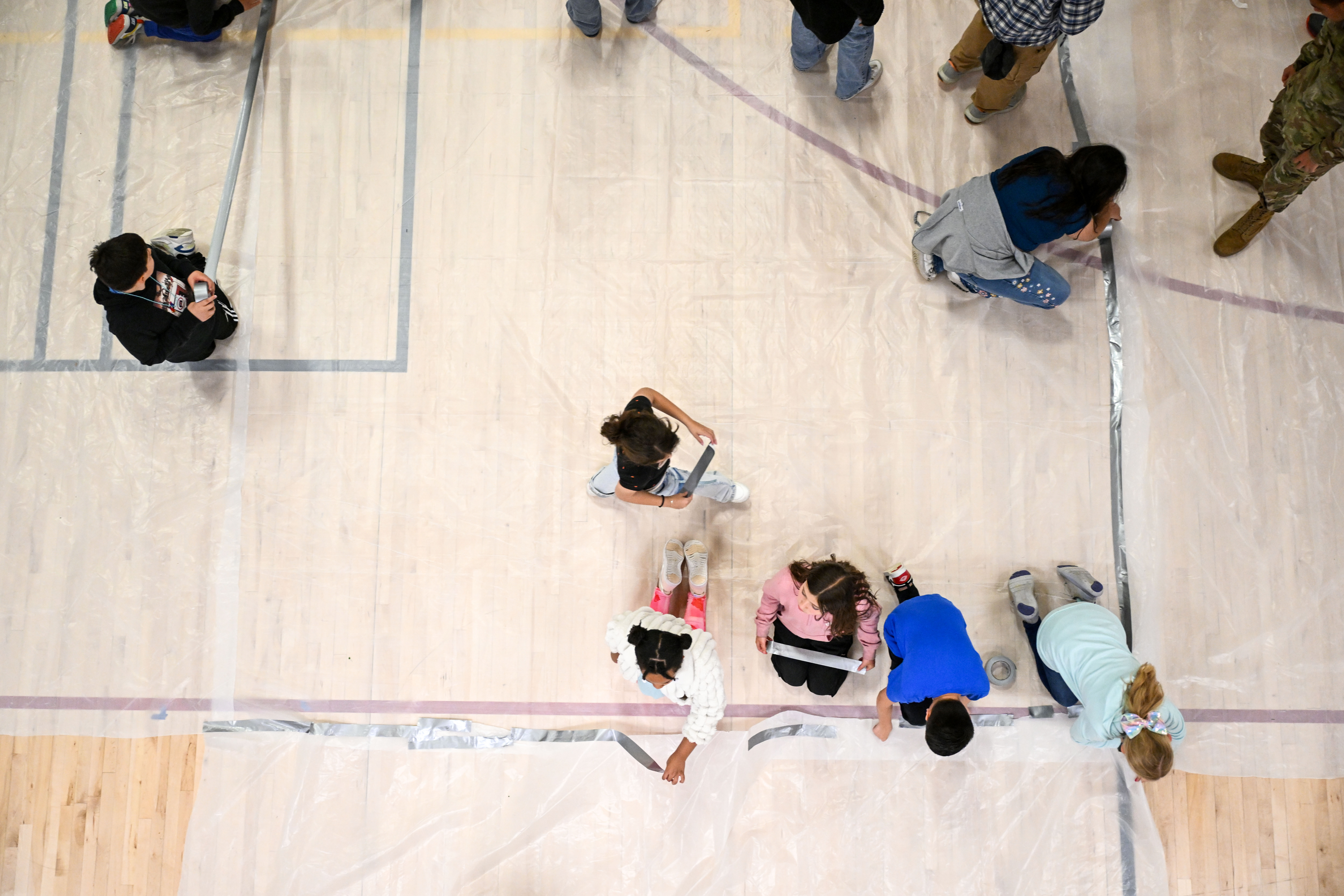 Students from Arrowhead Elementary and other schools came to Buckley Space Force Base as part of the school liaison program to build habitats, create life support systems, and complete Mars facts puzzles as part of a Mission to Mars event on Tuesday, May 6, 2025. (Stephen Swofford, Denver Gazette) (StephenSwoffordPhotographerstephen.swofford@gazette.comhttps://secure.gravatar.com/avatar/1ddcaf11c5d70eaa58546ddc4e038687?d=mm&r=g)
