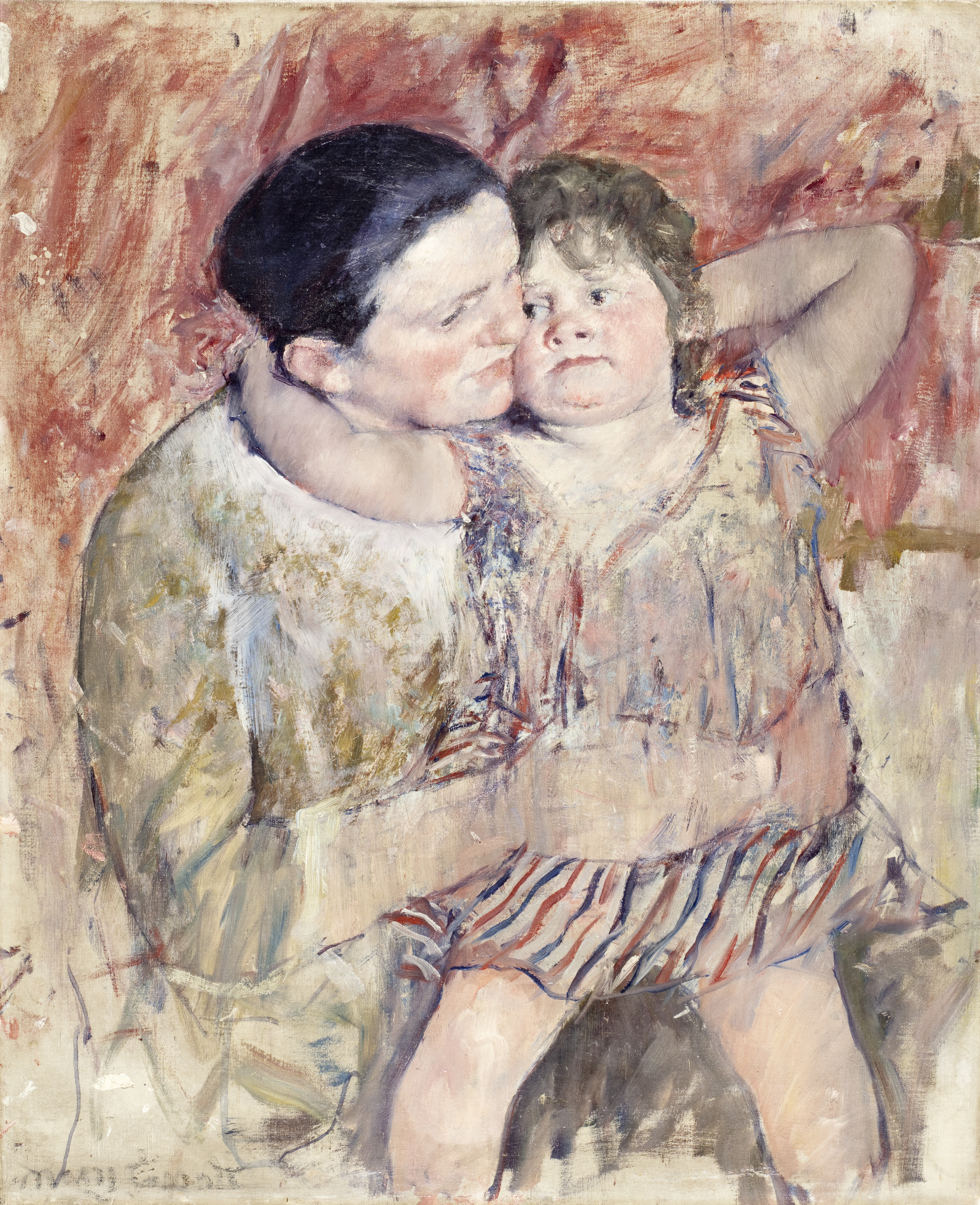 Asked what guided her curation of “Blue Grass, Green Skies,” Shannon Vittoria said, “It’s an opportunity to highlight the great strengths of LACMA’s collection, which is Impressionist and American realist pictures, as well.” This painting is by Mary Cassatt. (Courtesy photo, The Los Angeles County Museum of Art)