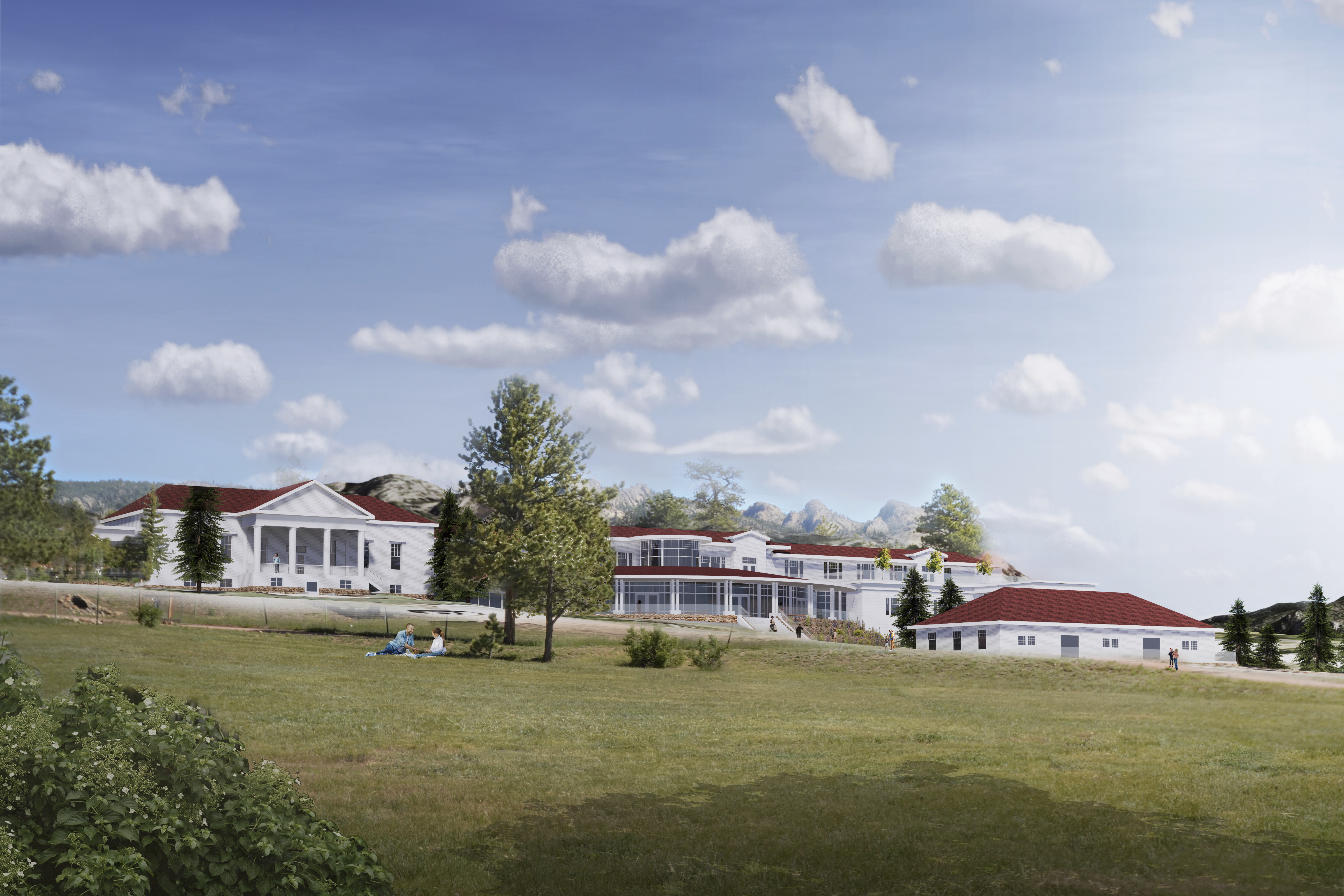 Rendering of the proposed Stanley Film Center in Estes Park. (Courtesy of MOA Architecture)