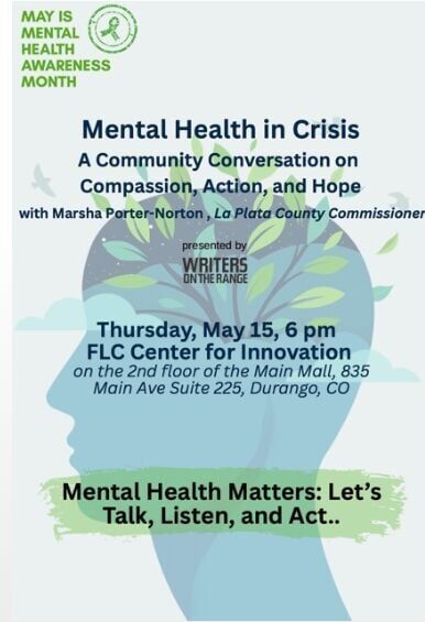 Townhall in Durango to take on mental health in mountain towns | Vince Bzdek