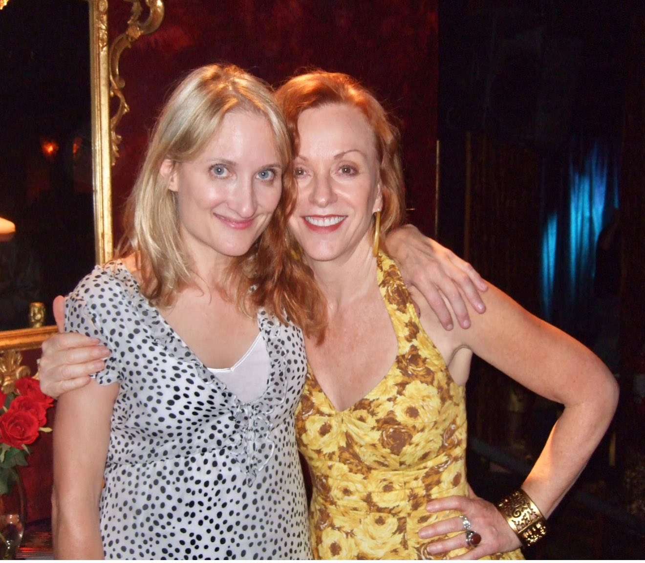 Longtime friends Jill Sobule and Lannie Garrett at Sobule's December concert at the Savoy Denver. (Courtesy photo, LANNIE GARRETT)