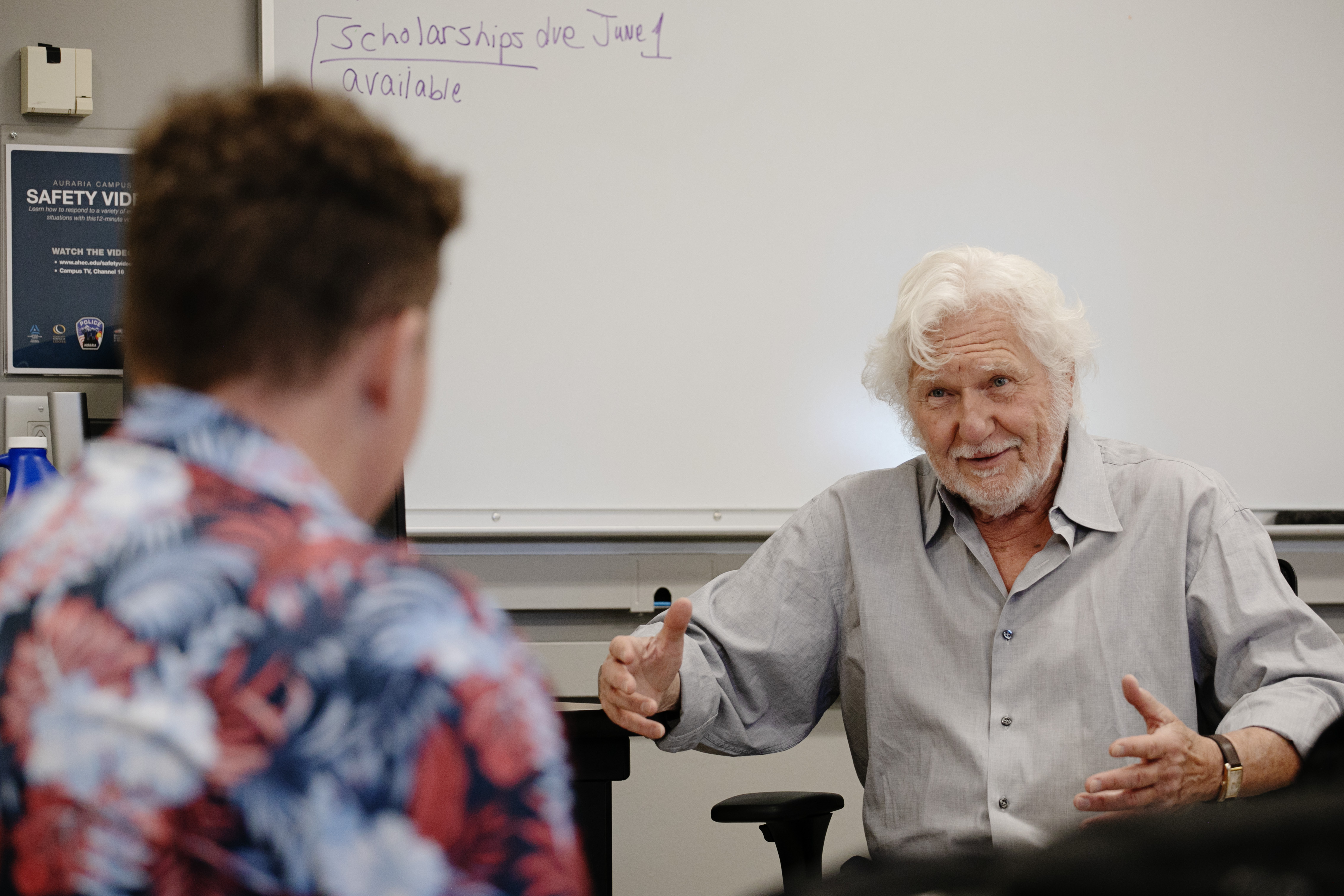 Professor Tom Obarski, right, talks to students in the MSU Denver air traffic control concentration during class on Thursday, May 15, 2026. (TomHellauerMultimedia Producertom.hellauer@denvergazette.comhttps://denvergazette.com/content/tncms/avatars/f/9e/622/f9e6228a-3b6b-11ed-bf10-fbb71fa8e421.f54b911252c540f1d61709edc4727a39.png)