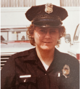 Photo of Dale Coski, a former DPD officer who was hit by a car on the highway in 1983 and died due to complications from her injuries in September. Image courtesy of the Denver Police Department (Courtesy, Denver Police Department)