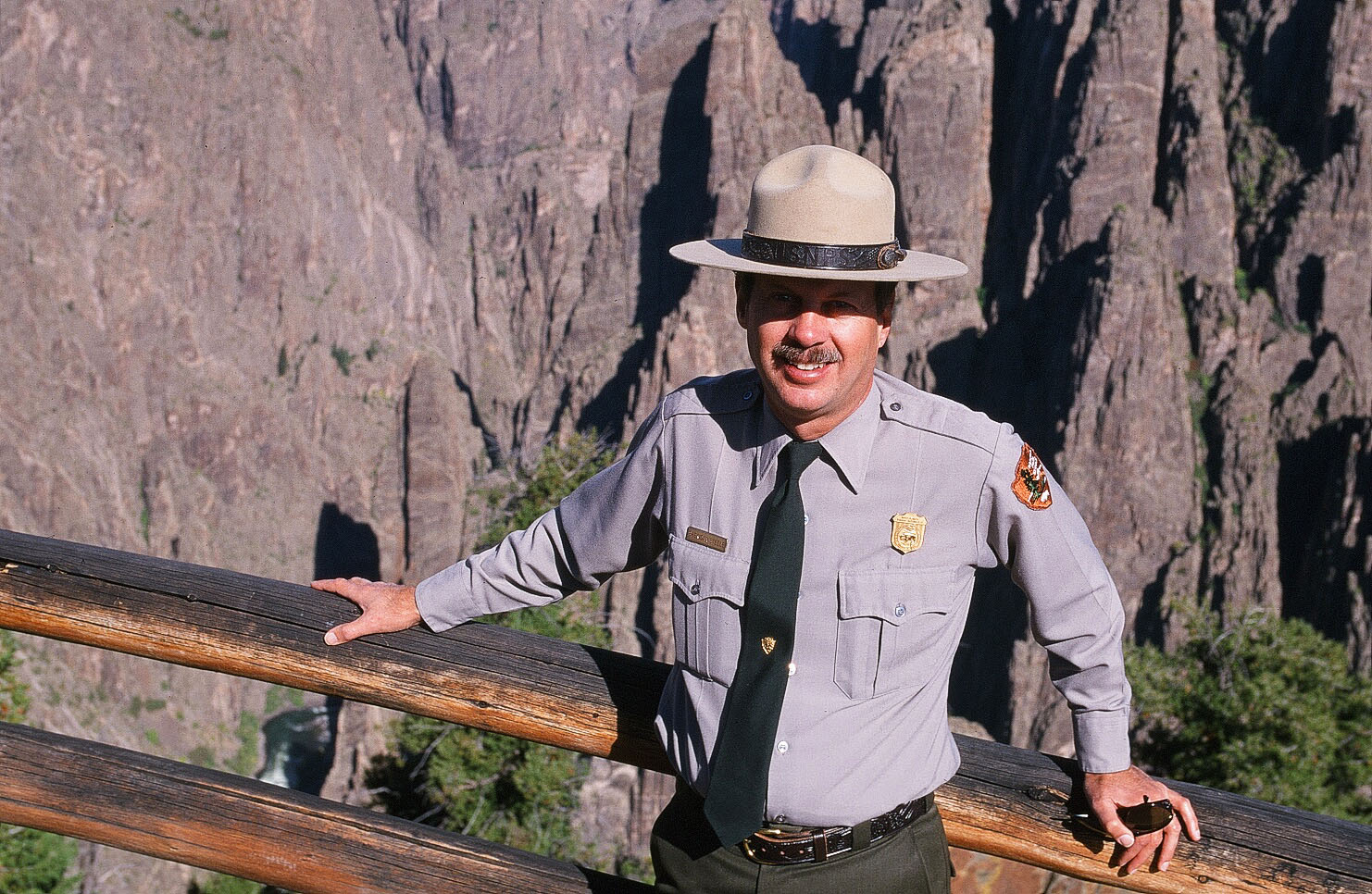 Sheridan Steele poses for a photo as superintendent of Black Canyon of the Gunnison National Park. (Courtesy of Sheridan Steele)