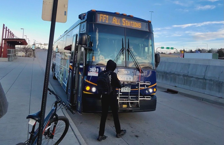 RTD Flatiron Flyer bus