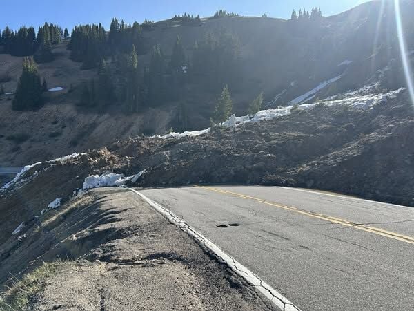 Loveland Pass closed due to rock slide