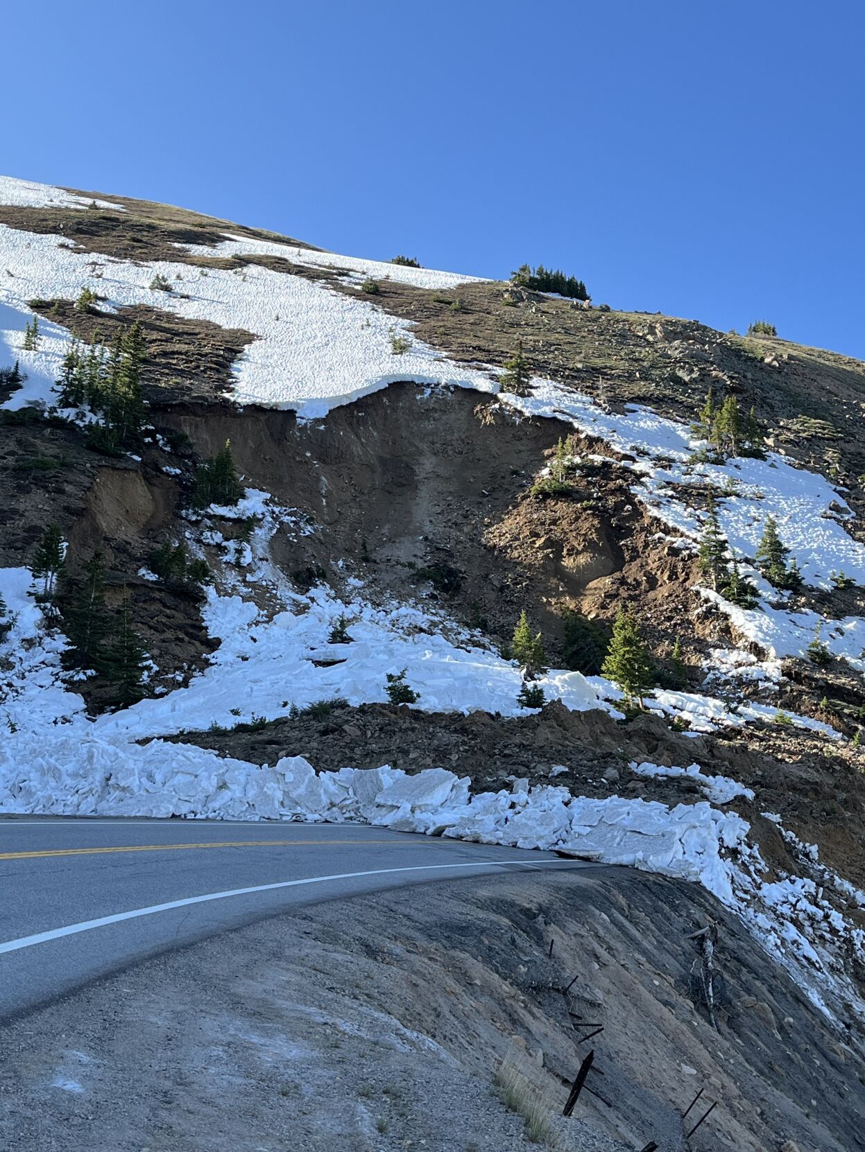 Loveland Pass closed due to rock slide