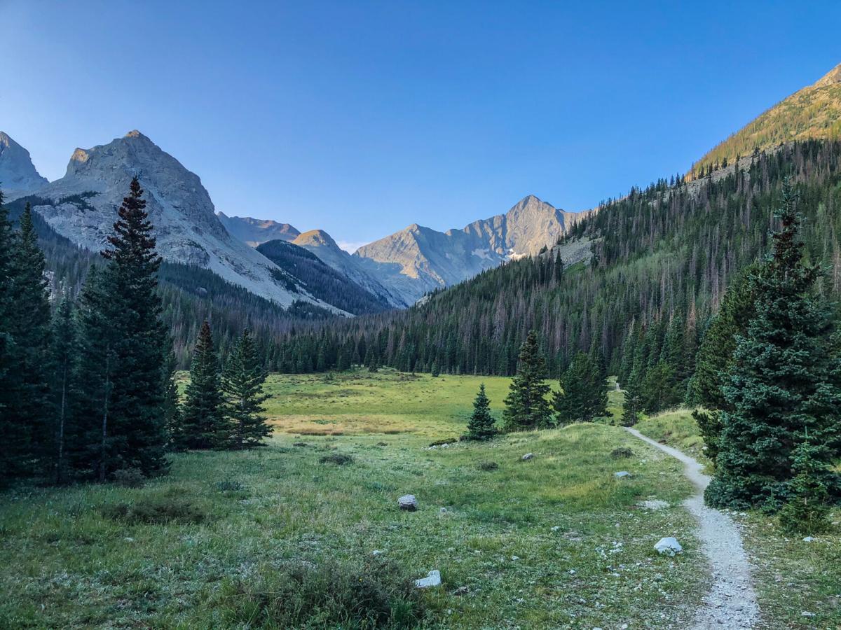 Blanca Peak in the distance. Photo Credit: Spencer McKee