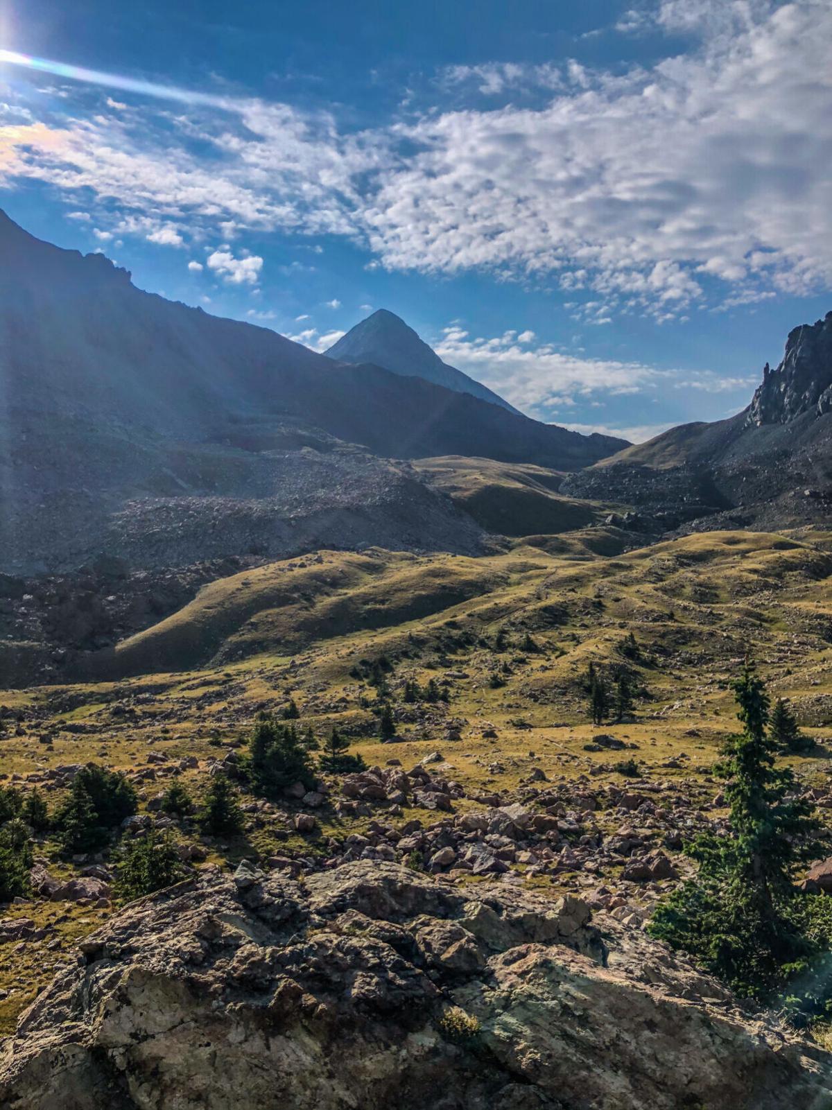 Mount Lindsey can be seen in the distance. Photo Credit: Spencer McKee