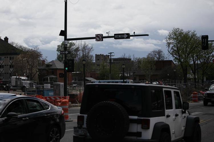 A surveillance camera sits at the intersection of Colfax and Downing (copy)