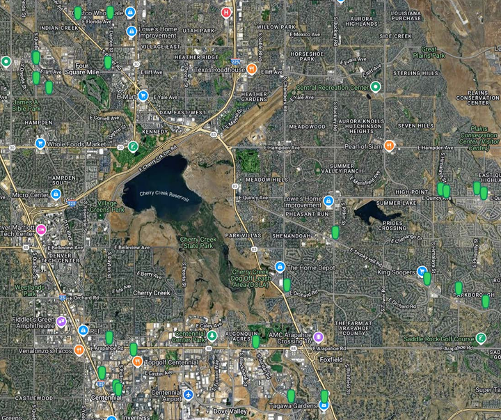Arapahoe County Flock camera locations