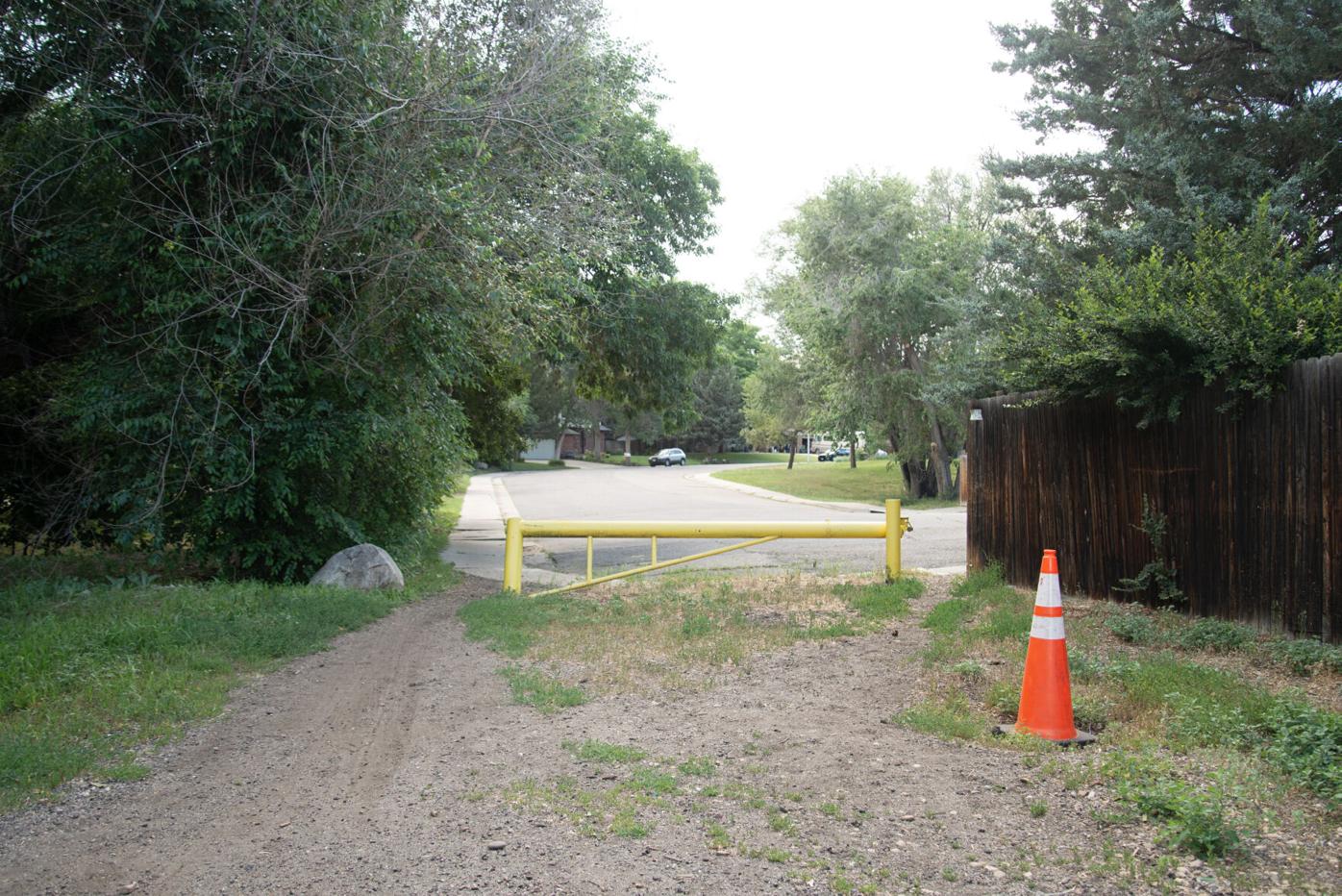 Christensen Lane is separated from main roads on its Western end