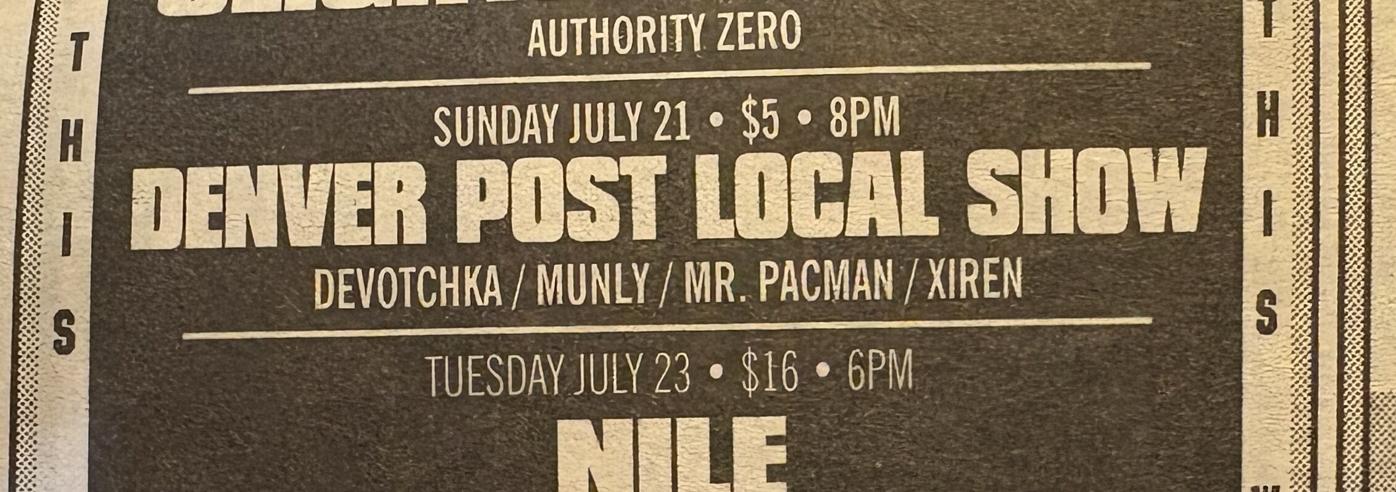 UNDERGROUND MUSIC SHOWCASE 2002