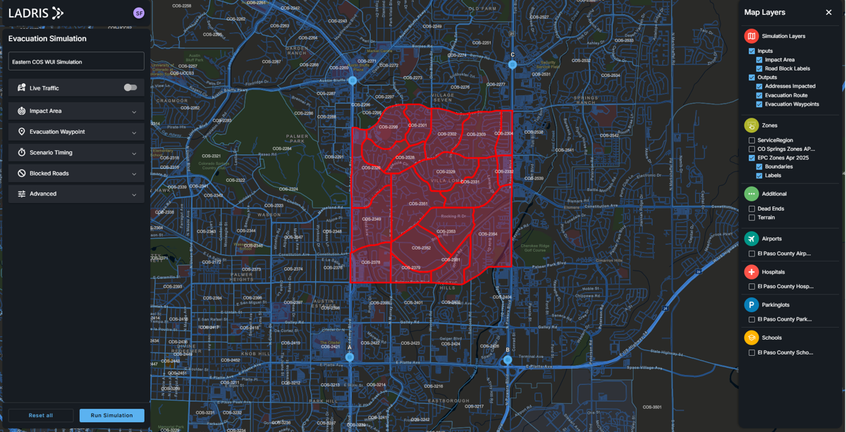 Pikes Peak officials have adopted AI-driven software to plan wildfire evacuations