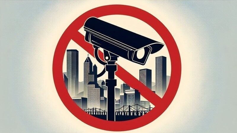 No Flock Cameras Logo