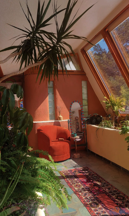 Earthship, located in Black Forest, Colorado. Courtesy photo, Airbnb.