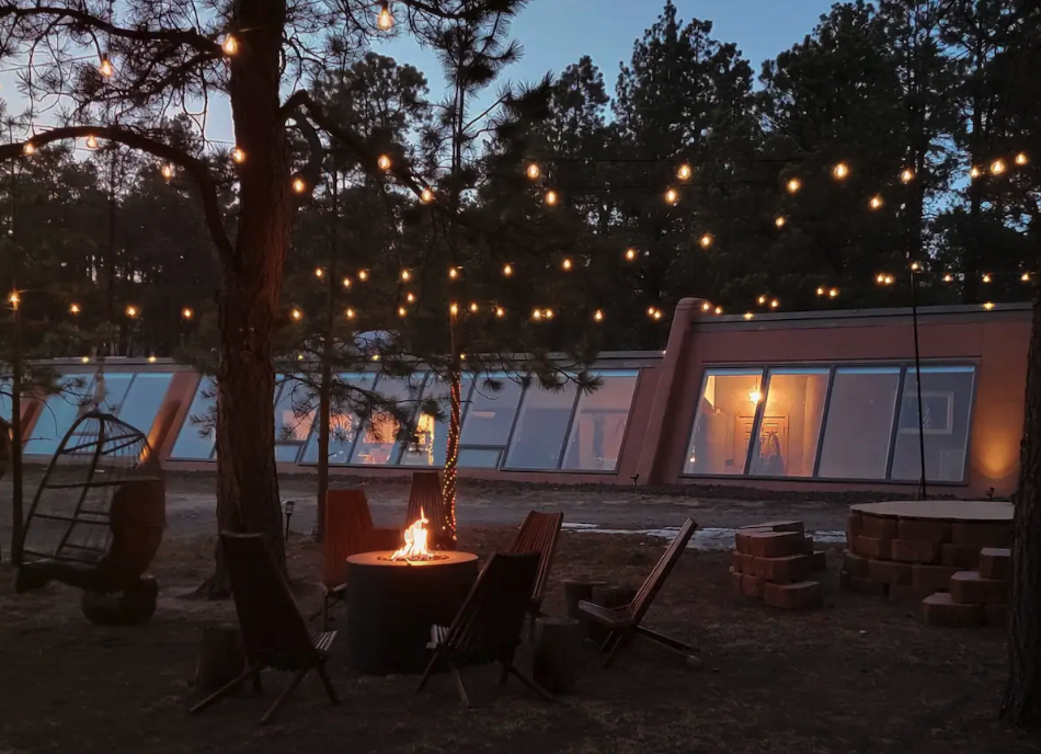 Earthship, located in Black Forest, Colorado. Courtesy photo, Airbnb.