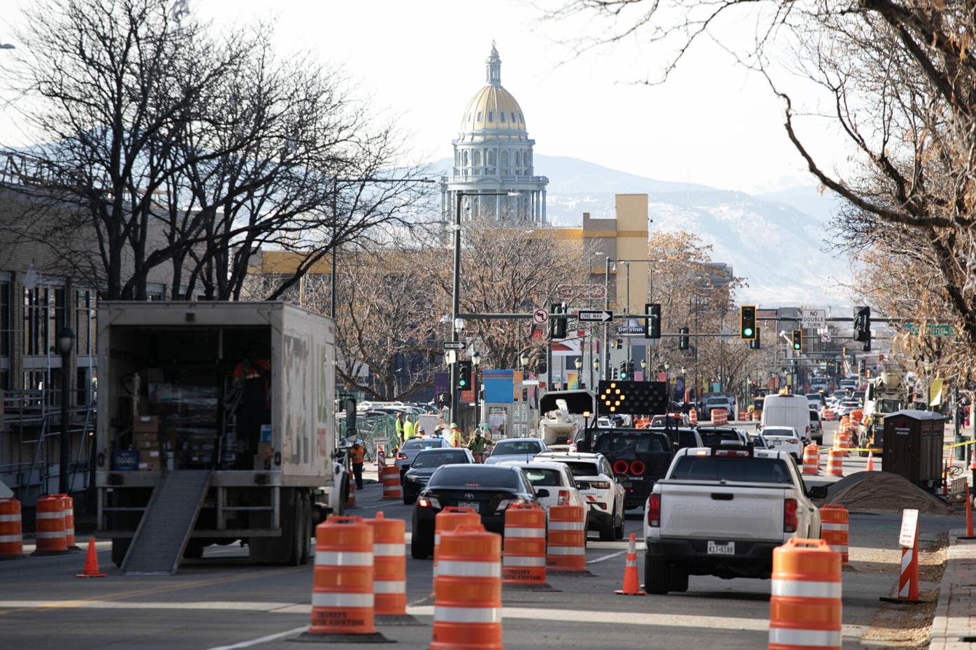 Construction projects affect traffic on Colfax Ave (copy)