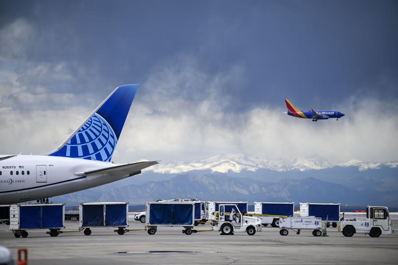 Over 1,000 flights delayed at Denver International Airport due to severe weather threat