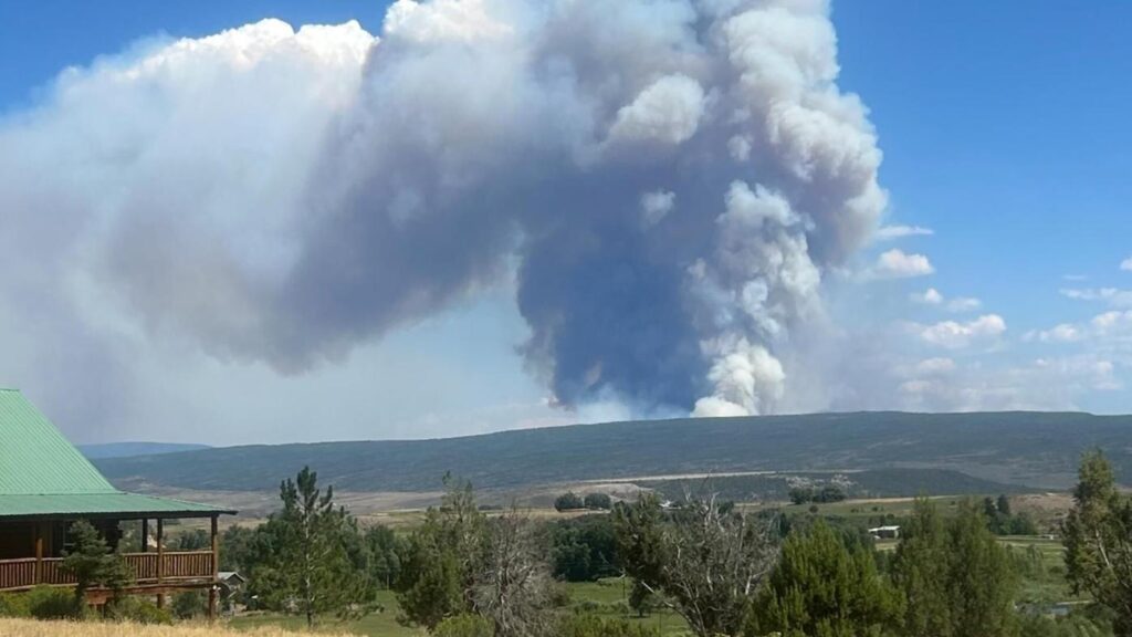Elk fire in northwest Colorado rapidly grows to over 3,000 acres; 3 buildings destroyed