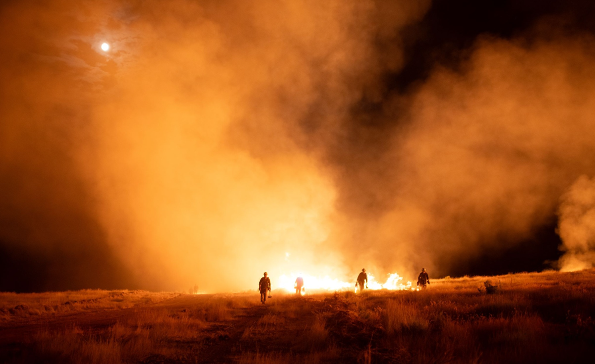 Image: Elk and Lee Fire Information Facebook page.