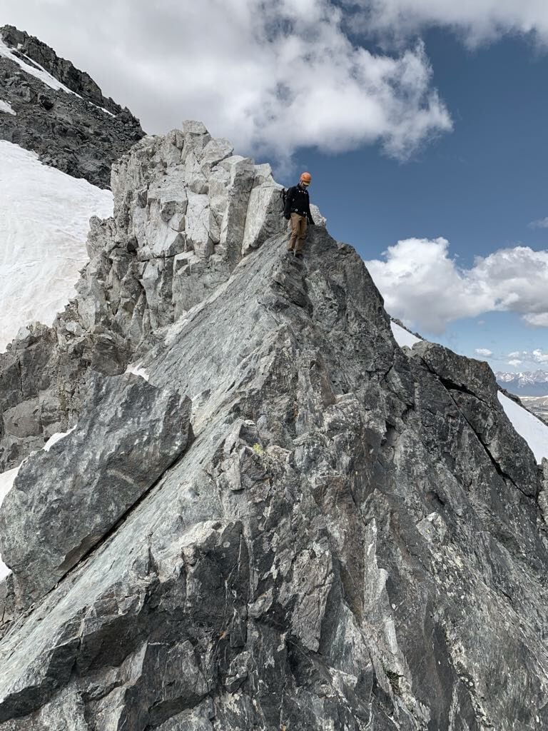 Andrew Beckham climbing
