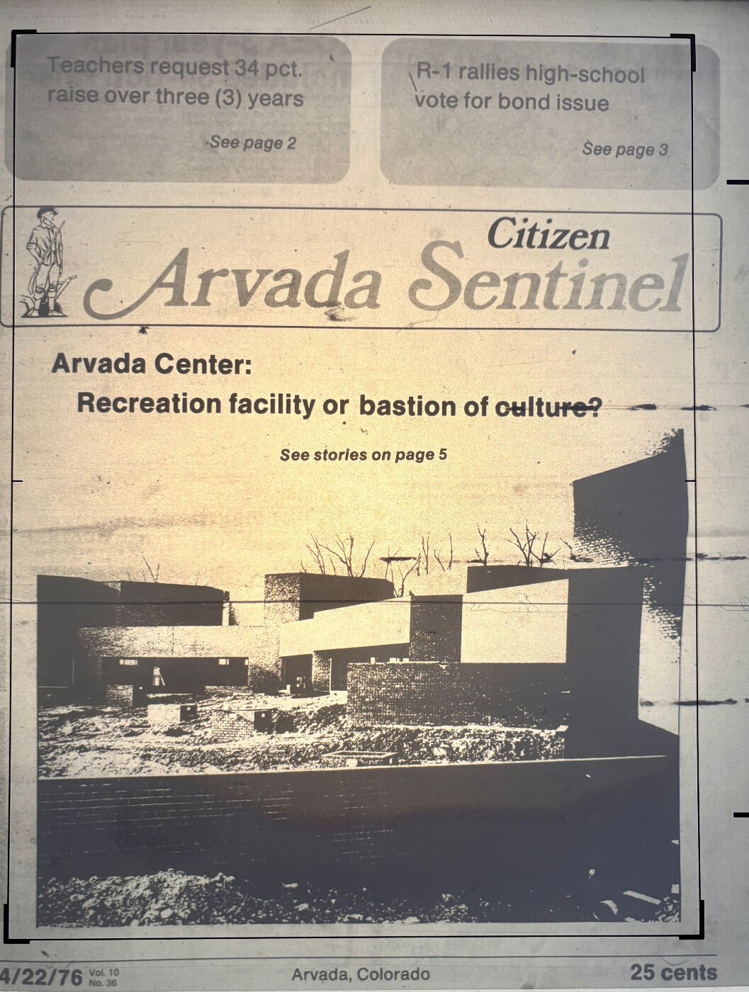 Arvada Center Opening Controversy