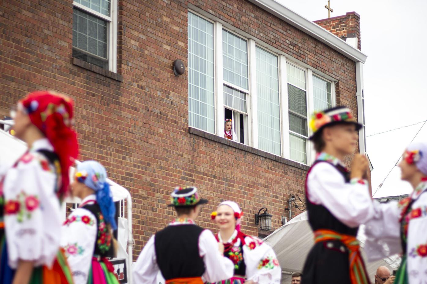 Folk dancers at Polish Food Festival
