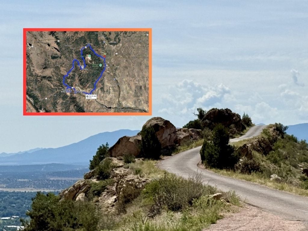 Image: Skyline Drive, taken by Spencer McKee; Map: ©2025 Google Maps.